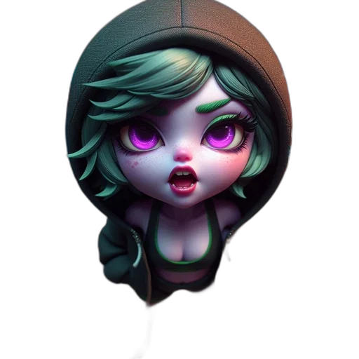 face, mask, umbrella, staff transparent PNG cut-out