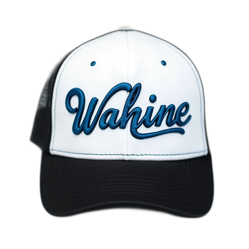 hat, 3d render, black, white transparent PNG cut-out