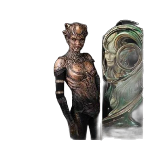 mask, dress, concept art, 3d render transparent PNG cut-out