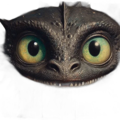 mask, creature, dragon, face transparent PNG cut-out