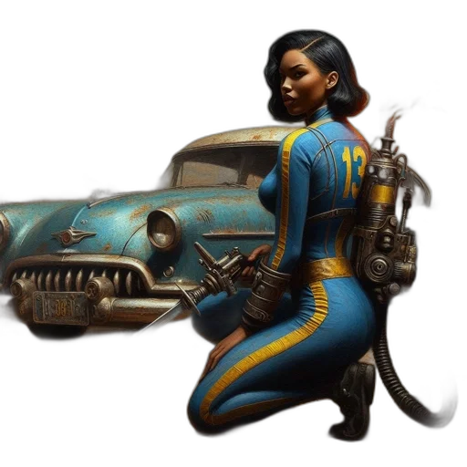 car, robot, weapon, concept art transparent PNG cut-out