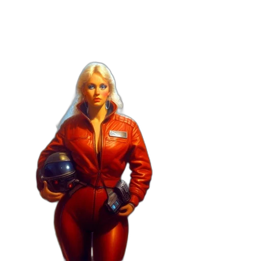 jacket, robot, concept art, comic book art transparent PNG cut-out