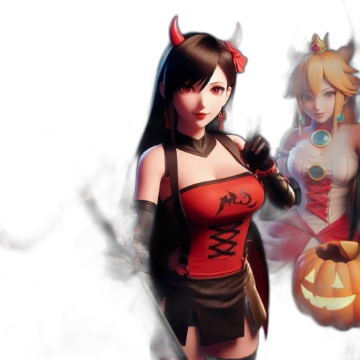 fantasy art, 3d render, concept art, pixel art transparent PNG cut-out