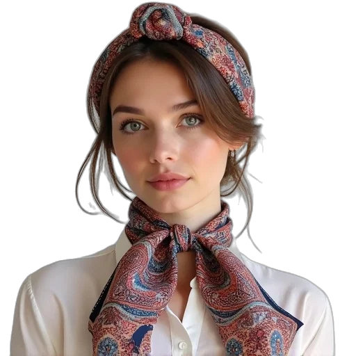 hat, jewelry, face, photorealistic transparent PNG cut-out