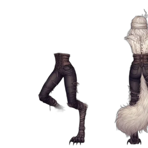 creature, jacket, animal, concept art transparent PNG cut-out