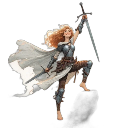 sword, staff, weapon, fantasy art transparent PNG cut-out