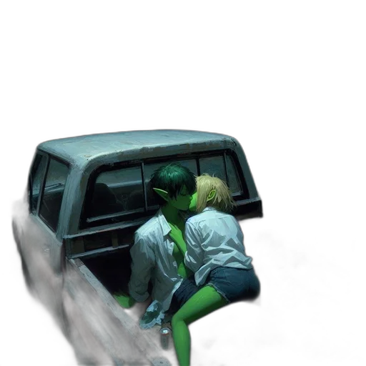 car, creature, weapon, jacket transparent PNG cut-out