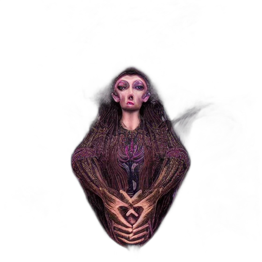 mask, creature, face, dress transparent PNG cut-out