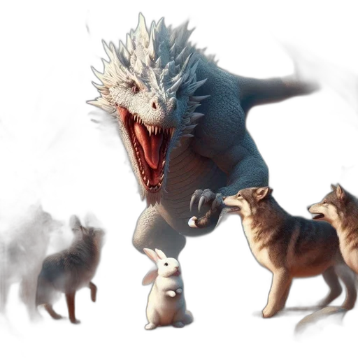 dragon, creature, animal, concept art transparent PNG cut-out