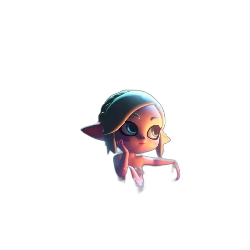 creature, hat, staff, mask transparent PNG cut-out