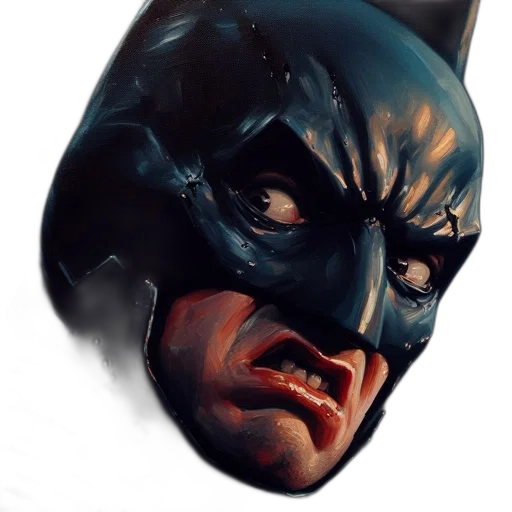 mask, face, animal, comic book art transparent PNG cut-out