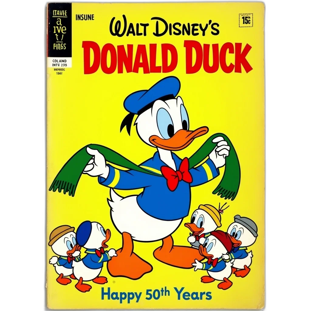 vintage, comic, book, cover transparent PNG cut-out