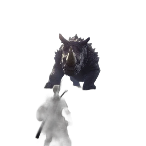 dragon, creature, weapon, staff transparent PNG cut-out