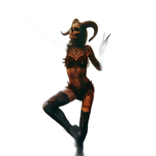 mask, creature, staff, robot transparent PNG cut-out