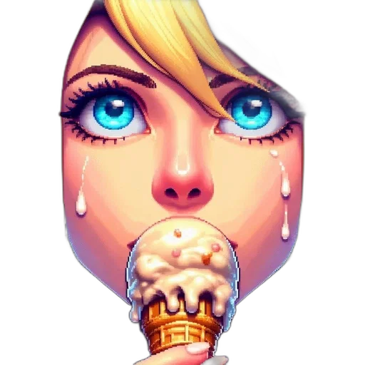 face, umbrella, staff, concept art transparent PNG cut-out