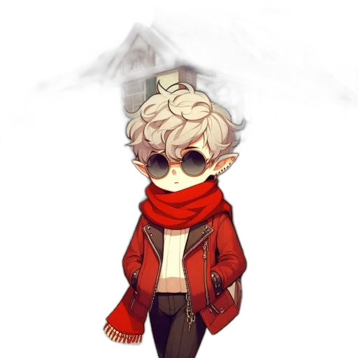 jacket, staff, concept art, pixel art transparent PNG cut-out