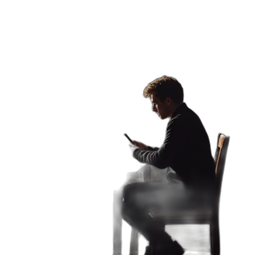 jacket, staff, robot, face transparent PNG cut-out
