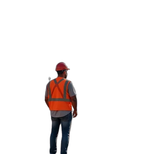 staff, jacket, robot, hat transparent PNG cut-out