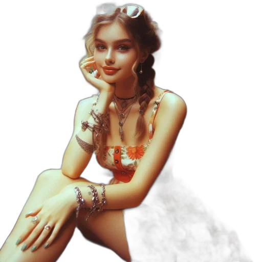 jewelry, pixel art, photorealistic, fantasy art transparent PNG cut-out