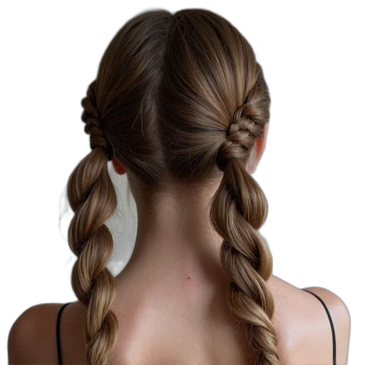 hair, jewelry, dress, staff transparent PNG cut-out