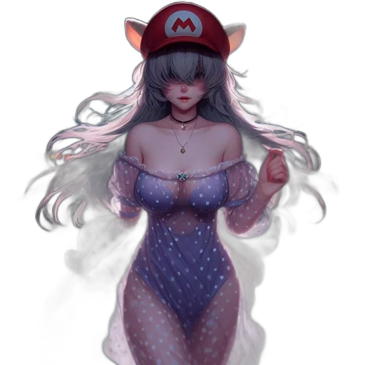 dress, hat, mask, creature transparent PNG cut-out