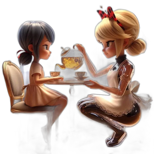 food, concept art, anime, 3d render transparent PNG cut-out