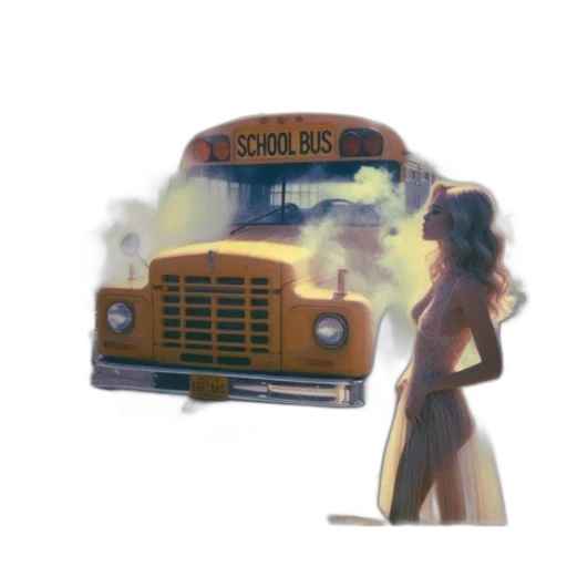 dress, car, concept art, photorealistic transparent PNG cut-out