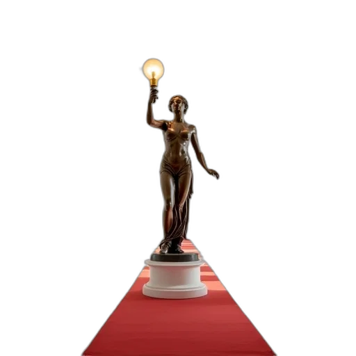 staff, 3d render, concept art, bronze transparent PNG cut-out