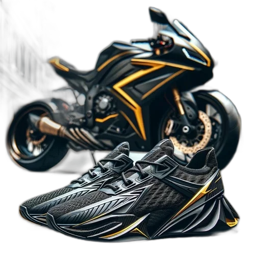 shoes, photorealistic, 3d render, concept art transparent PNG cut-out