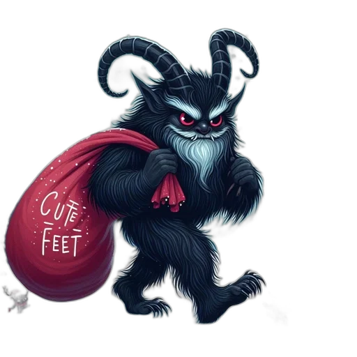 creature, concept art, fantasy art, wintry transparent PNG cut-out