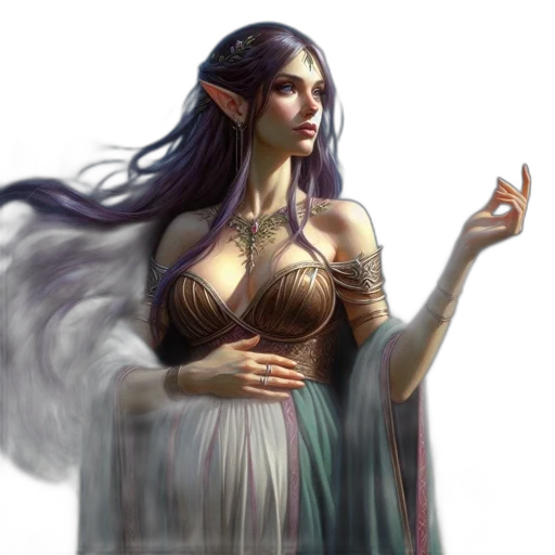 dress, dragon, fantasy art, concept art transparent PNG cut-out