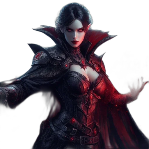 fantasy art, concept art, comic book art, 3d render transparent PNG cut-out