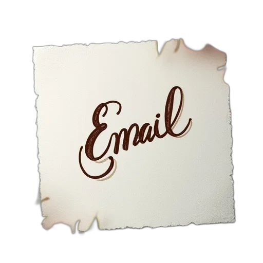 jewelry, email, signature, sign transparent PNG cut-out