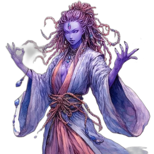 staff, creature, concept art, fantasy art transparent PNG cut-out