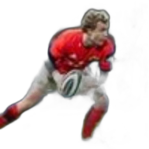 photorealistic, rugby, player, red transparent PNG cut-out