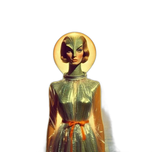 dress, mask, jewelry, robot transparent PNG cut-out