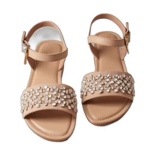 shoes, jewelry, pair, beige transparent PNG cut-out