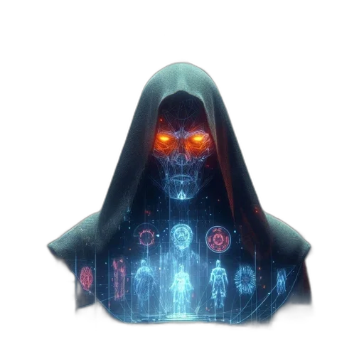 mask, robot, face, staff transparent PNG cut-out