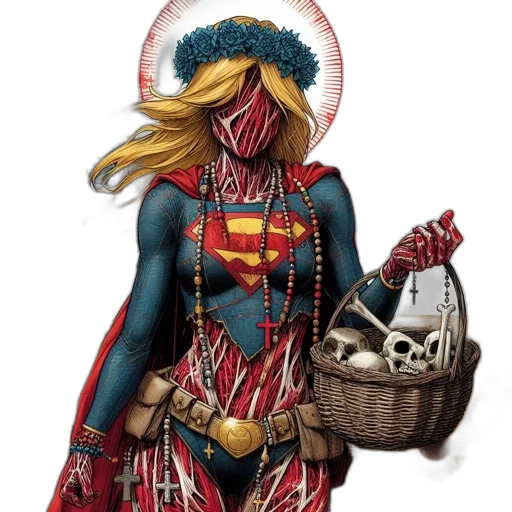 mask, dress, comic book art, concept art transparent PNG cut-out