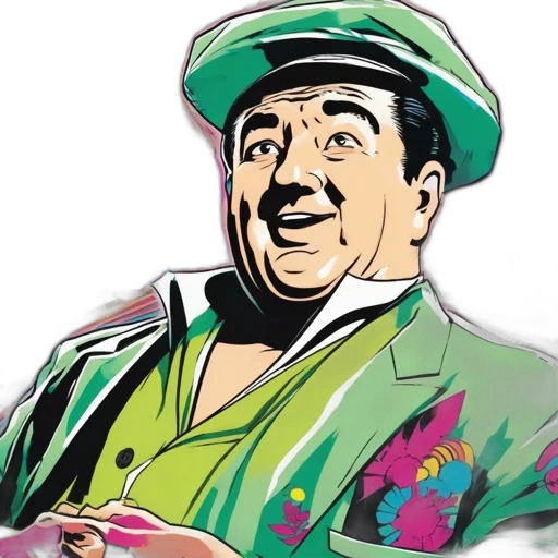staff, hat, jacket, face transparent PNG cut-out