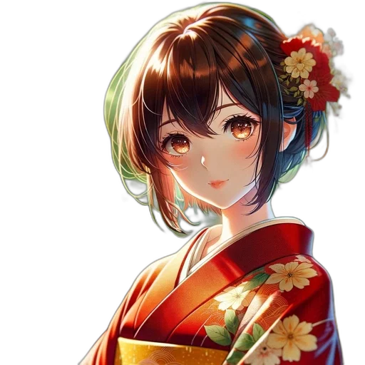 dress, staff, flower, face transparent PNG cut-out