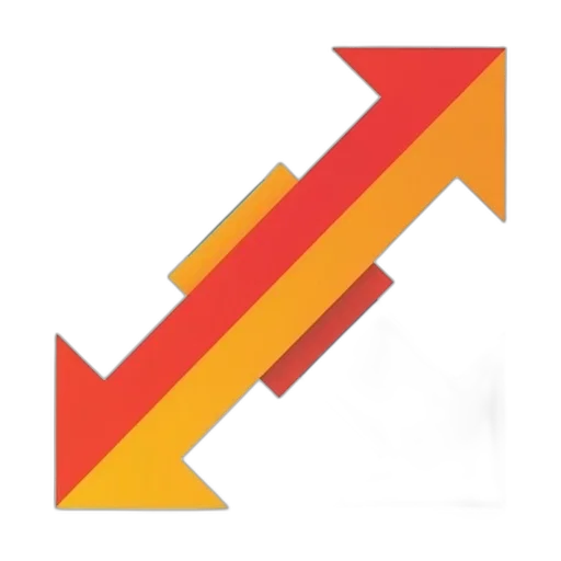 staff, colorful, arrow, background transparent PNG cut-out
