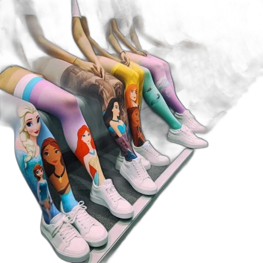 shoes, 3d render, concept art, watercolor transparent PNG cut-out
