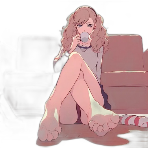 dress, shoes, anime, concept art transparent PNG cut-out