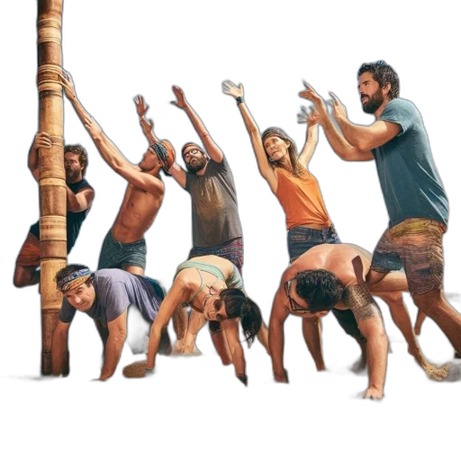 staff, concept art, forest, group transparent PNG cut-out
