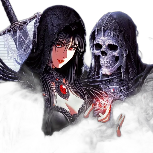 fantasy art, comic book art, concept art, anime transparent PNG cut-out