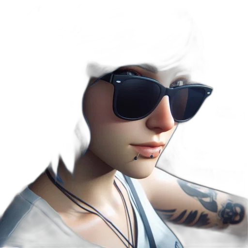 face, hat, staff, dragon transparent PNG cut-out