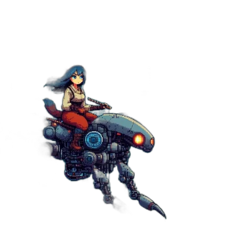 robot, weapon, car, jacket transparent PNG cut-out