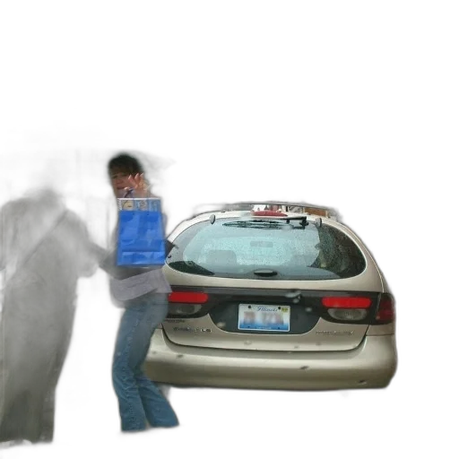 car, jacket, creature, umbrella transparent PNG cut-out