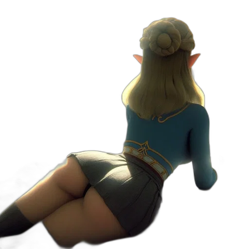 staff, dress, hat, creature transparent PNG cut-out
